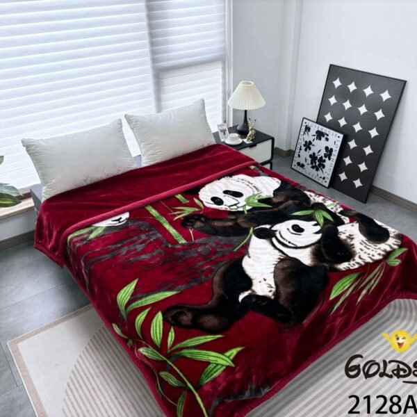 FRAZADA DE TERCIOPELO DOBLE CARA 2 PAÑOS MODELO AMERICA 8KG (FARDO X 16 UNDS)