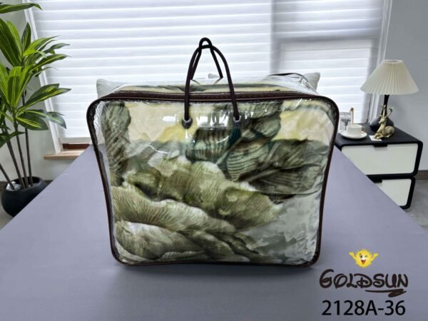 FRAZADA DE TERCIOPELO DOBLE CARA 2 PAÑOS MODELO AMERICA 8KG (FARDO X 16 UNDS)