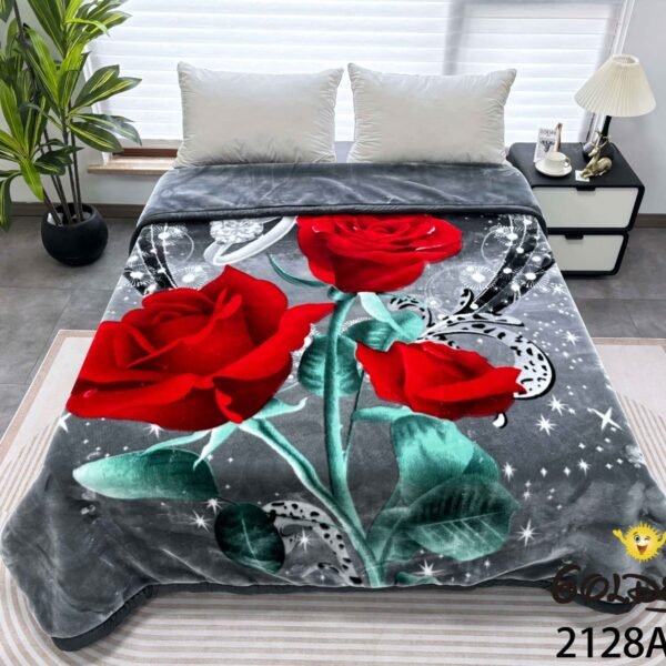 FRAZADA DE TERCIOPELO DOBLE CARA 2 PAÑOS MODELO AMERICA 8KG (FARDO X 16 UNDS)