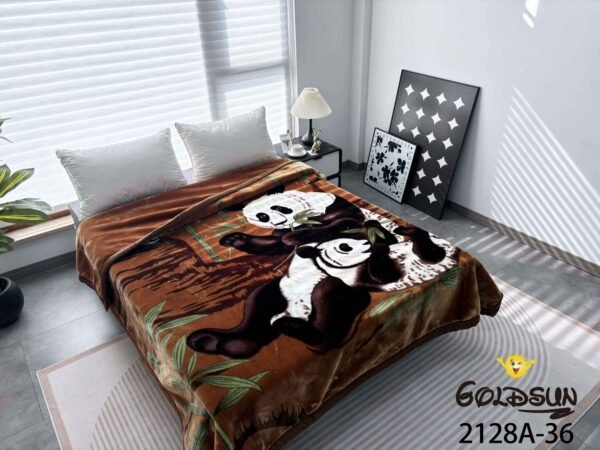 FRAZADA DE TERCIOPELO DOBLE CARA 2 PAÑOS MODELO AMERICA 8KG (FARDO X 16 UNDS)