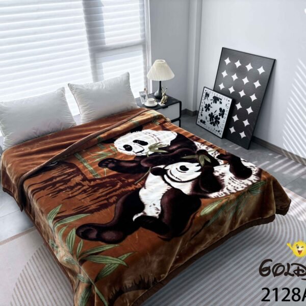 FRAZADA DE TERCIOPELO DOBLE CARA 2 PAÑOS MODELO AMERICA 8KG (FARDO X 16 UNDS)