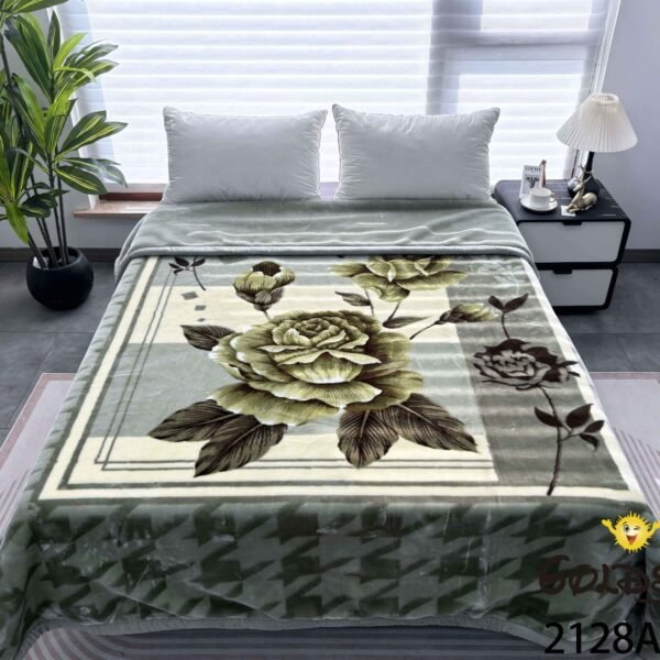 FRAZADA DE TERCIOPELO DOBLE CARA 2 PAÑOS MODELO AMERICA 8KG (FARDO X 16 UNDS)