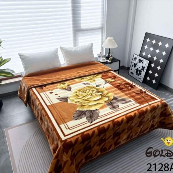 FRAZADA DE TERCIOPELO DOBLE CARA 2 PAÑOS MODELO AMERICA 8KG (FARDO X 16 UNDS)