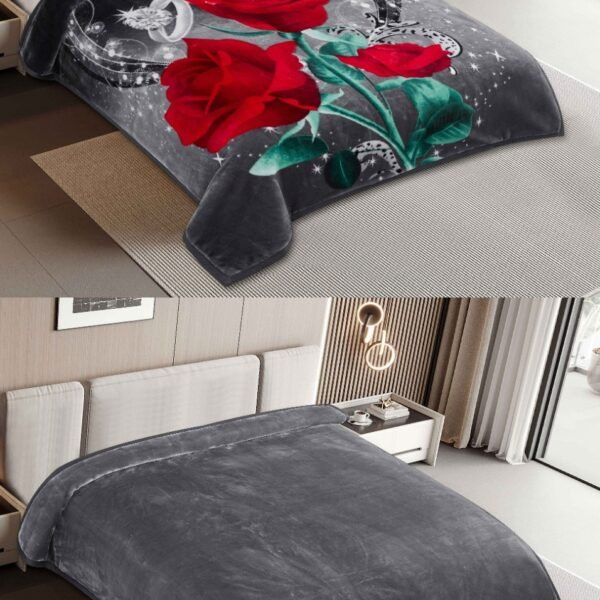 FRAZADA DE TERCIOPELO DOBLE CARA 2 PAÑOS MODELO AMERICA 8KG (FARDO X 16 UNDS)