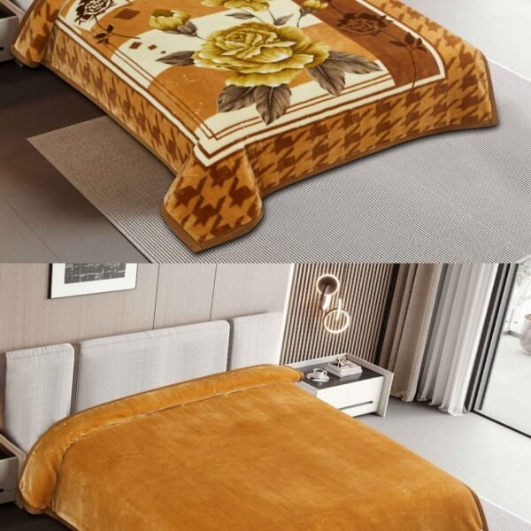 FRAZADA DE TERCIOPELO DOBLE CARA 2 PAÑOS MODELO AMERICA 8KG (FARDO X 16 UNDS)