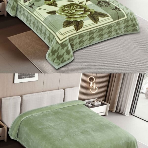 FRAZADA DE TERCIOPELO DOBLE CARA 2 PAÑOS MODELO AMERICA 8KG (FARDO X 16 UNDS)