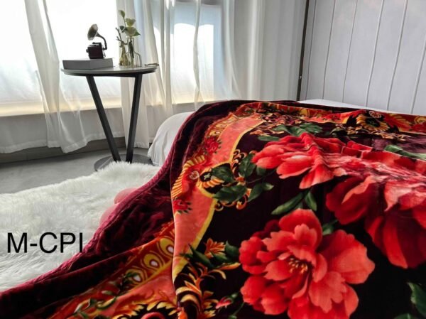 FRAZADA DE TERCIOPELO DOBLE CARA 2 PAÑOS 4 KG (FARDO X 26 UNDS)