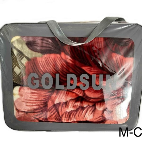 FRAZADA DE TERCIOPELO DOBLE CARA 2 PAÑOS 4 KG (FARDO X 26 UNDS)