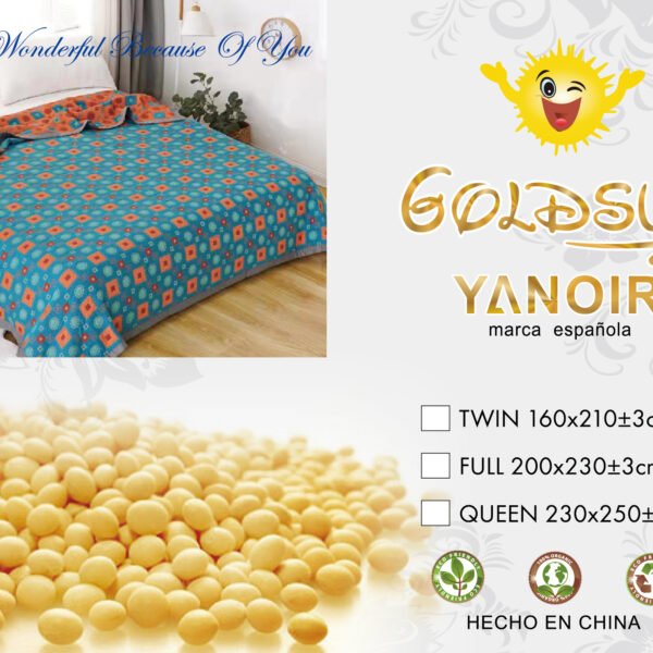 COLCHA DE LUJO 1 PIEZA MODELO ARABE  (FARDO X 30 UNDS)