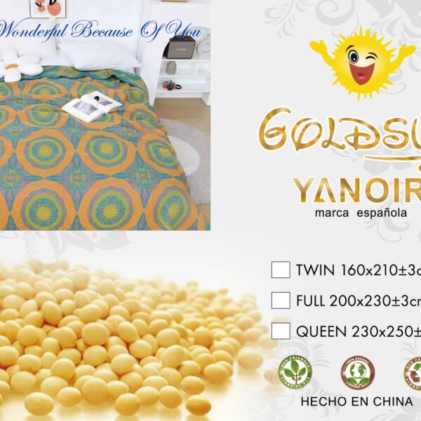 COLCHA DE LUJO 1 PIEZA MODELO ARABE  (FARDO X 30 UNDS)