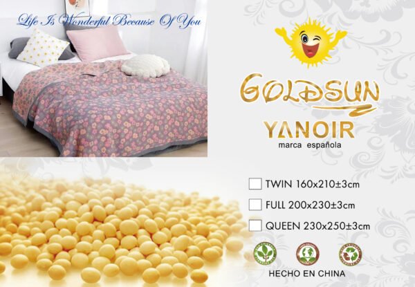 COLCHA DE LUJO 1 PIEZA MODELO ARABE  (FARDO X 30 UNDS)