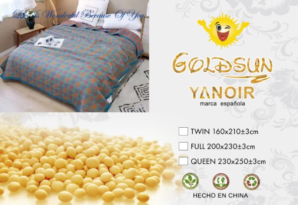 COLCHA DE LUJO 1 PIEZA MODELO ARABE  (FARDO X 30 UNDS)