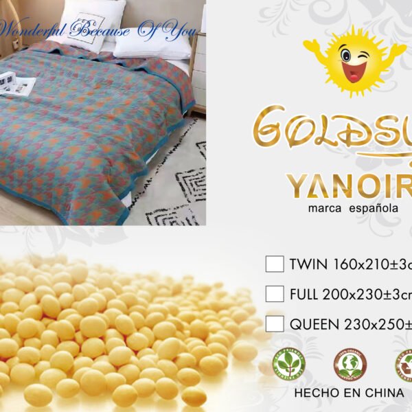 COLCHA DE LUJO 1 PIEZA MODELO ARABE  (FARDO X 30 UNDS)