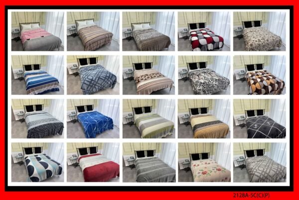 MANTA PIEL DE DURAZNO ESTAMPADA 950 G (FARDO X 80 UNDS)