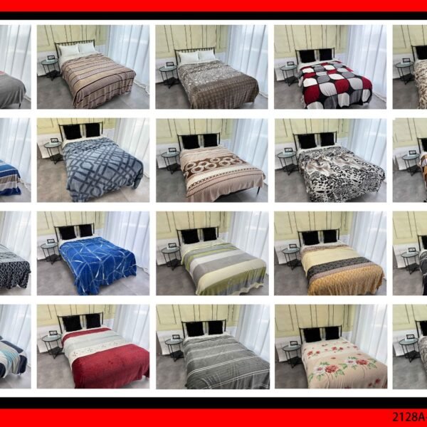 MANTA PIEL DE DURAZNO ESTAMPADA 950 G (FARDO X 80 UNDS)