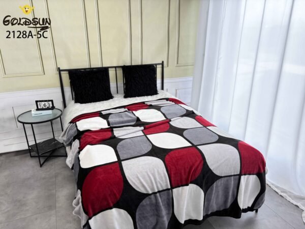 MANTA PIEL DE DURAZNO ESTAMPADA 950 G (FARDO X 80 UNDS)