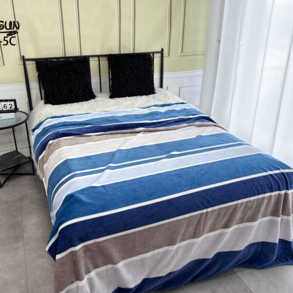 MANTA PIEL DE DURAZNO ESTAMPADA 950 G (FARDO X 80 UNDS)