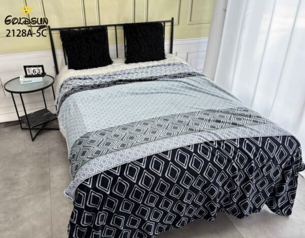 MANTA PIEL DE DURAZNO ESTAMPADA 950 G (FARDO X 80 UNDS)