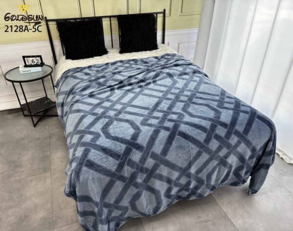 MANTA PIEL DE DURAZNO ESTAMPADA 950 G (FARDO X 80 UNDS)