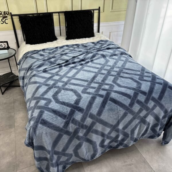 MANTA PIEL DE DURAZNO ESTAMPADA 950 G (FARDO X 80 UNDS)