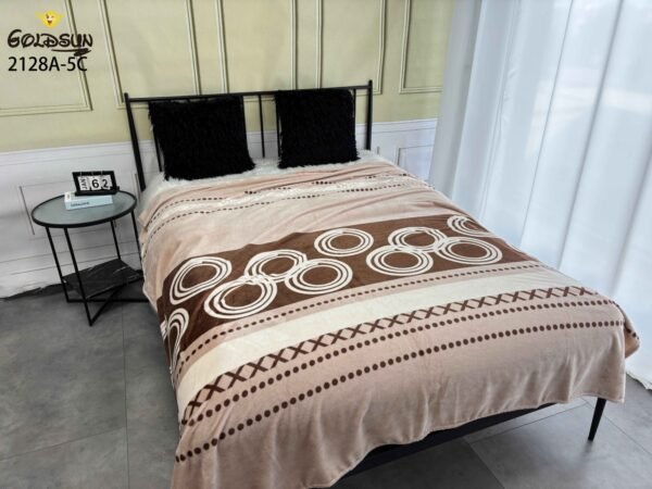 MANTA PIEL DE DURAZNO ESTAMPADA 950 G (FARDO X 80 UNDS)