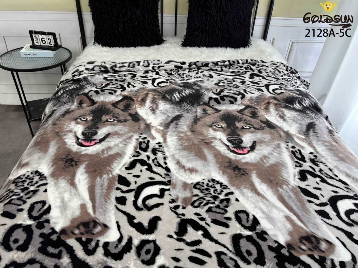 MANTA PIEL DE DURAZNO ESTAMPADA 950 G (FARDO X 80 UNDS)