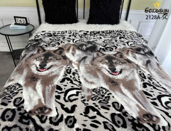 MANTA PIEL DE DURAZNO ESTAMPADA 950 G (FARDO X 80 UNDS)