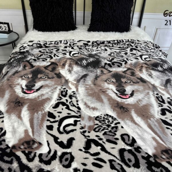 MANTA PIEL DE DURAZNO ESTAMPADA 950 G (FARDO X 80 UNDS)