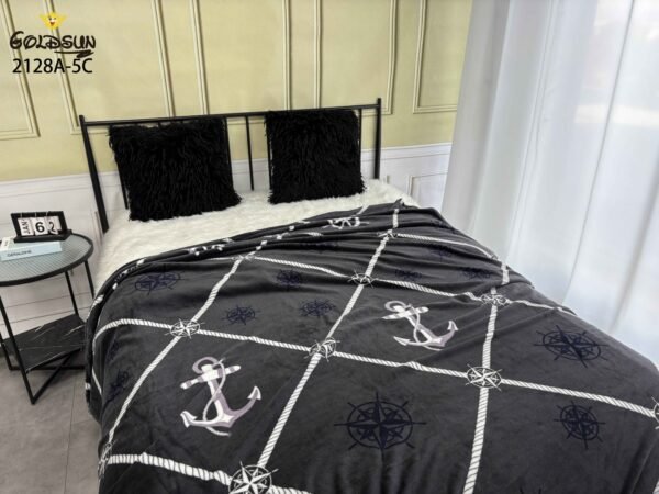 MANTA PIEL DE DURAZNO ESTAMPADA 950 G (FARDO X 80 UNDS)