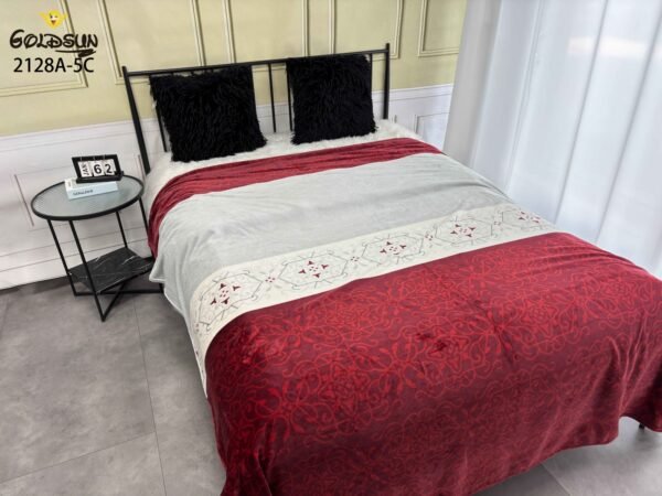 MANTA PIEL DE DURAZNO ESTAMPADA 950 G (FARDO X 80 UNDS)