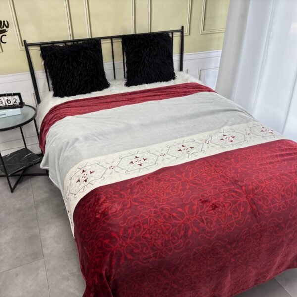 MANTA PIEL DE DURAZNO ESTAMPADA 950 G (FARDO X 80 UNDS)