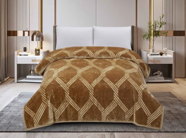 FRAZADA DE TERCIOPELO DOBLE CARA 1 PAÑO 6 KG (FARDO X 16 UNDS)