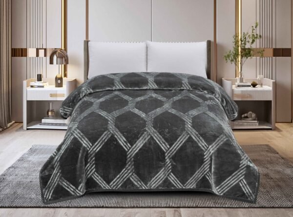 FRAZADA DE TERCIOPELO DOBLE CARA 1 PAÑO 6 KG (FARDO X 16 UNDS)