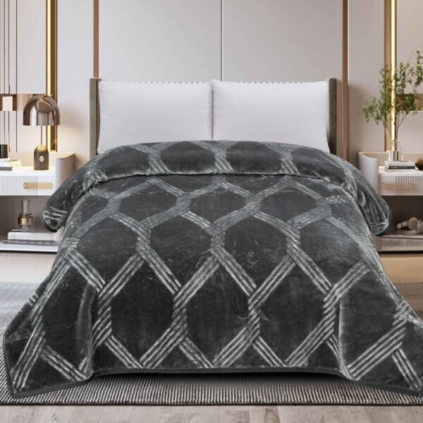 FRAZADA DE TERCIOPELO DOBLE CARA 1 PAÑO 6 KG (FARDO X 16 UNDS)