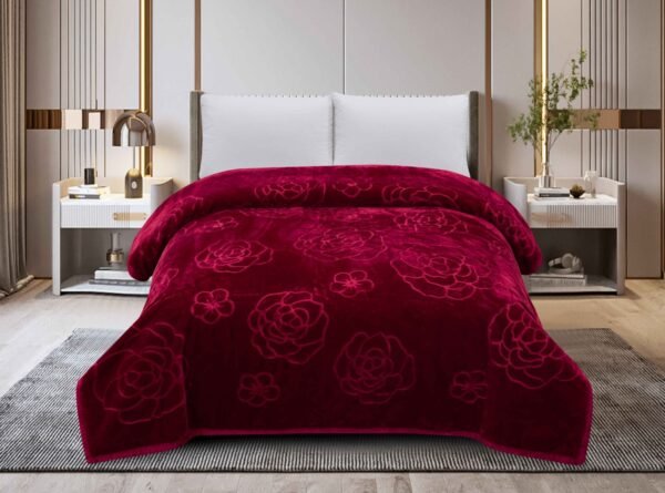 FRAZADA DE TERCIOPELO DOBLE CARA 1 PAÑO 6 KG (FARDO X 16 UNDS)