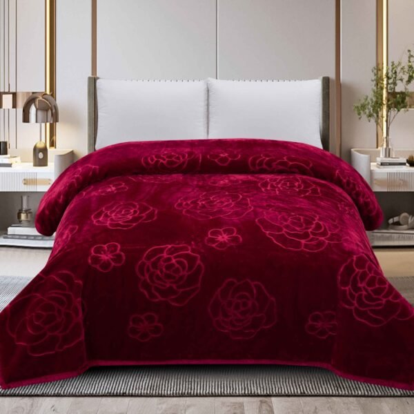 FRAZADA DE TERCIOPELO DOBLE CARA 1 PAÑO 6 KG (FARDO X 16 UNDS)