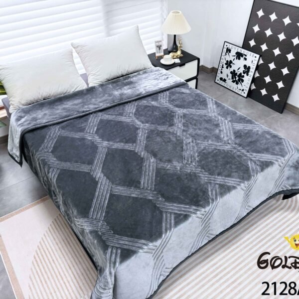 FRAZADA DE TERCIOPELO DOBLE CARA 1 PAÑO 6 KG (FARDO X 16 UNDS)