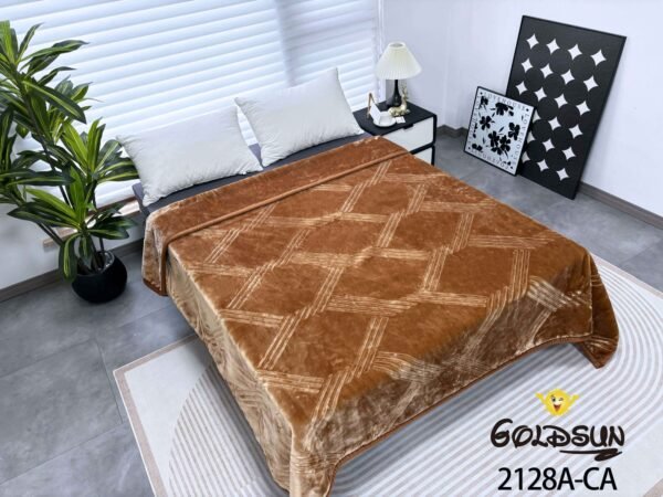 FRAZADA DE TERCIOPELO DOBLE CARA 1 PAÑO 6 KG (FARDO X 16 UNDS)