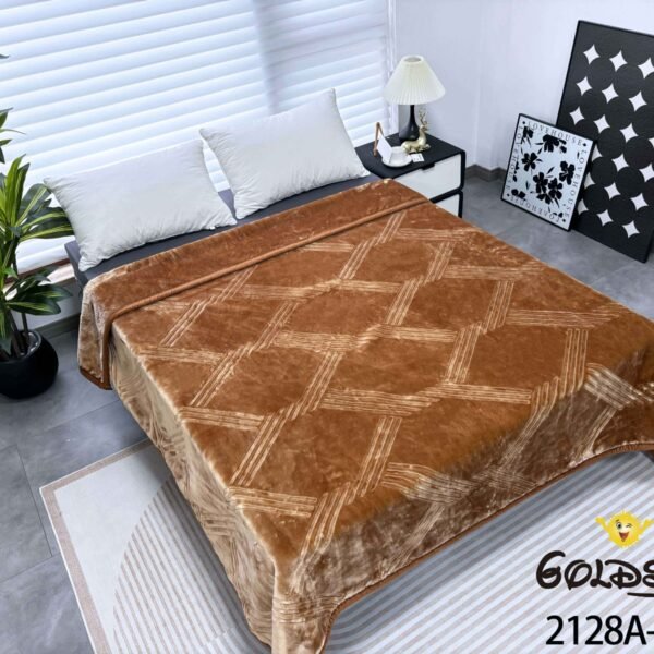 FRAZADA DE TERCIOPELO DOBLE CARA 1 PAÑO 6 KG (FARDO X 16 UNDS)