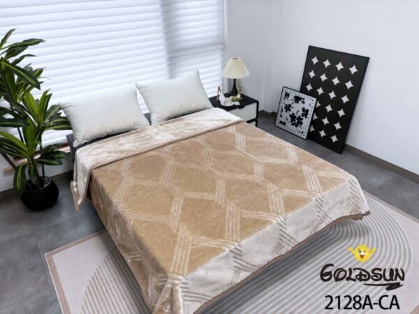 FRAZADA DE TERCIOPELO DOBLE CARA 1 PAÑO 6 KG (FARDO X 16 UNDS)