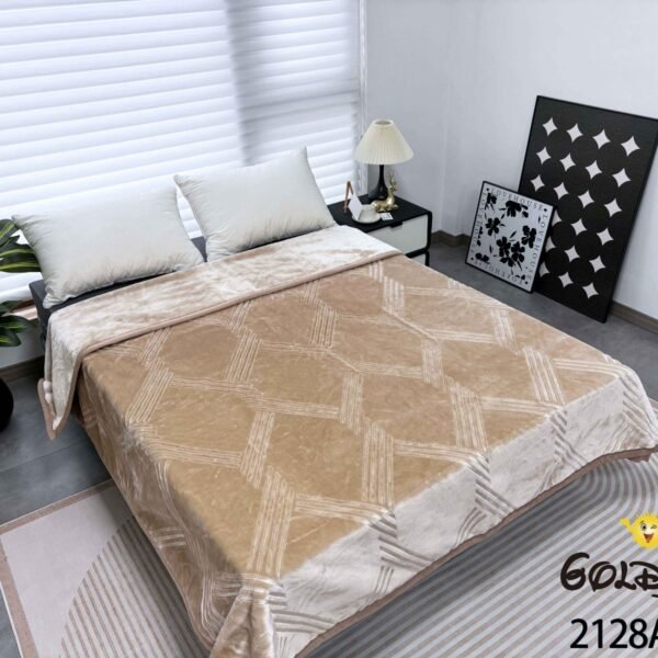 FRAZADA DE TERCIOPELO DOBLE CARA 1 PAÑO 6 KG (FARDO X 16 UNDS)