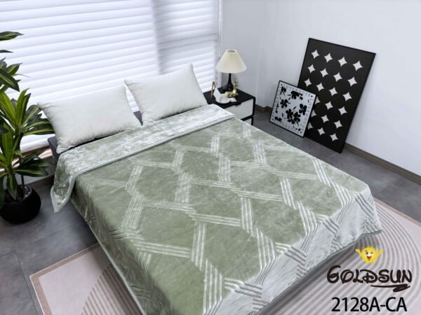 FRAZADA DE TERCIOPELO DOBLE CARA 1 PAÑO 6 KG (FARDO X 16 UNDS)