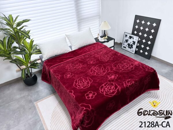 FRAZADA DE TERCIOPELO DOBLE CARA 1 PAÑO 6 KG (FARDO X 16 UNDS)