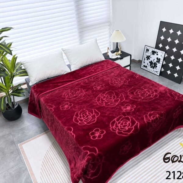 FRAZADA DE TERCIOPELO DOBLE CARA 1 PAÑO 6 KG (FARDO X 16 UNDS)