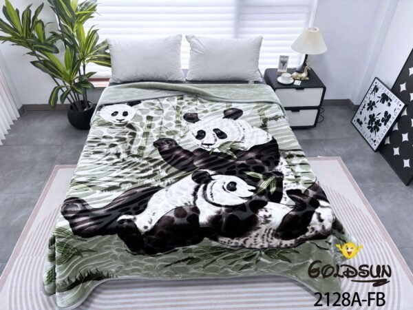 FRAZADA DE TERCIOPELO MODELO COREANO 1 PAÑO 6 KG (FARDO X 16 UNDS)