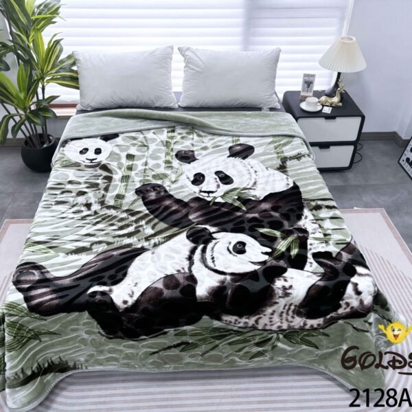 FRAZADA DE TERCIOPELO MODELO COREANO 1 PAÑO 6 KG (FARDO X 16 UNDS)