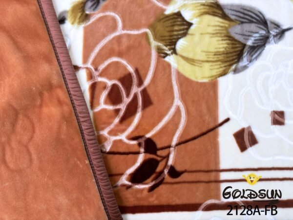 FRAZADA DE TERCIOPELO MODELO COREANO 1 PAÑO 6 KG (FARDO X 16 UNDS)