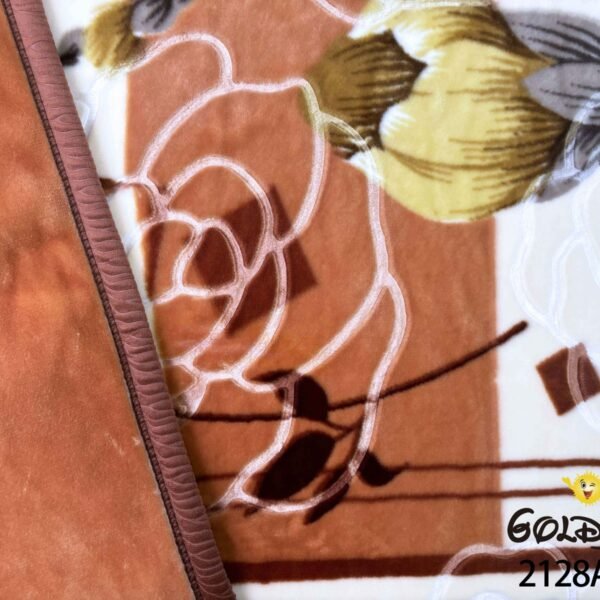 FRAZADA DE TERCIOPELO MODELO COREANO 1 PAÑO 6 KG (FARDO X 16 UNDS)