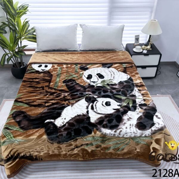 FRAZADA DE TERCIOPELO MODELO COREANO 1 PAÑO 6 KG (FARDO X 16 UNDS)