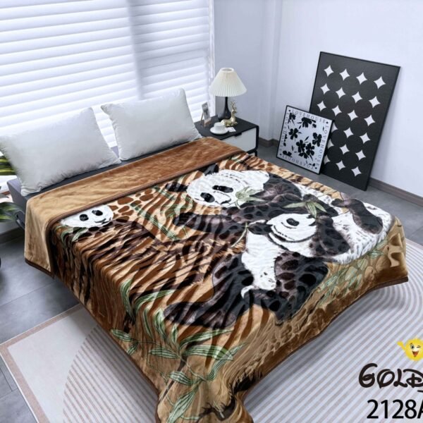 FRAZADA DE TERCIOPELO MODELO COREANO 1 PAÑO 6 KG (FARDO X 16 UNDS)